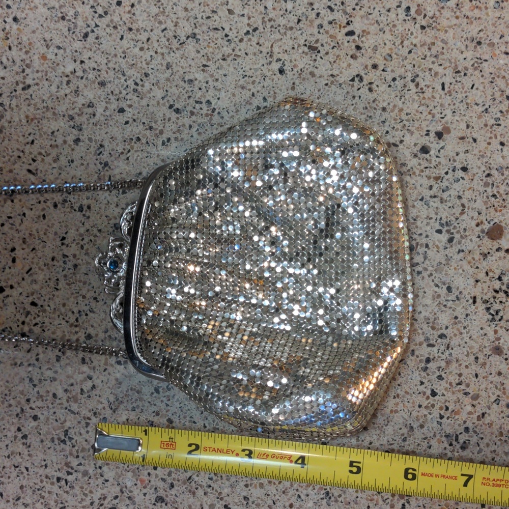 WHITING and DAVIS Cocktail Bag in Silver - Picture 9 of 10